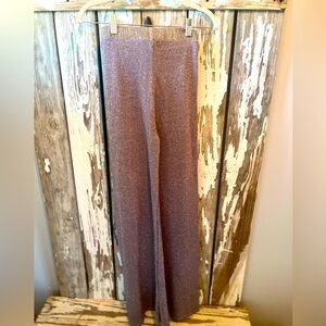 Cobblestone Living pink silver shiny pants size small NWT